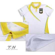 100% poliéster Sports Dri Fit Custom Sublimação Polo